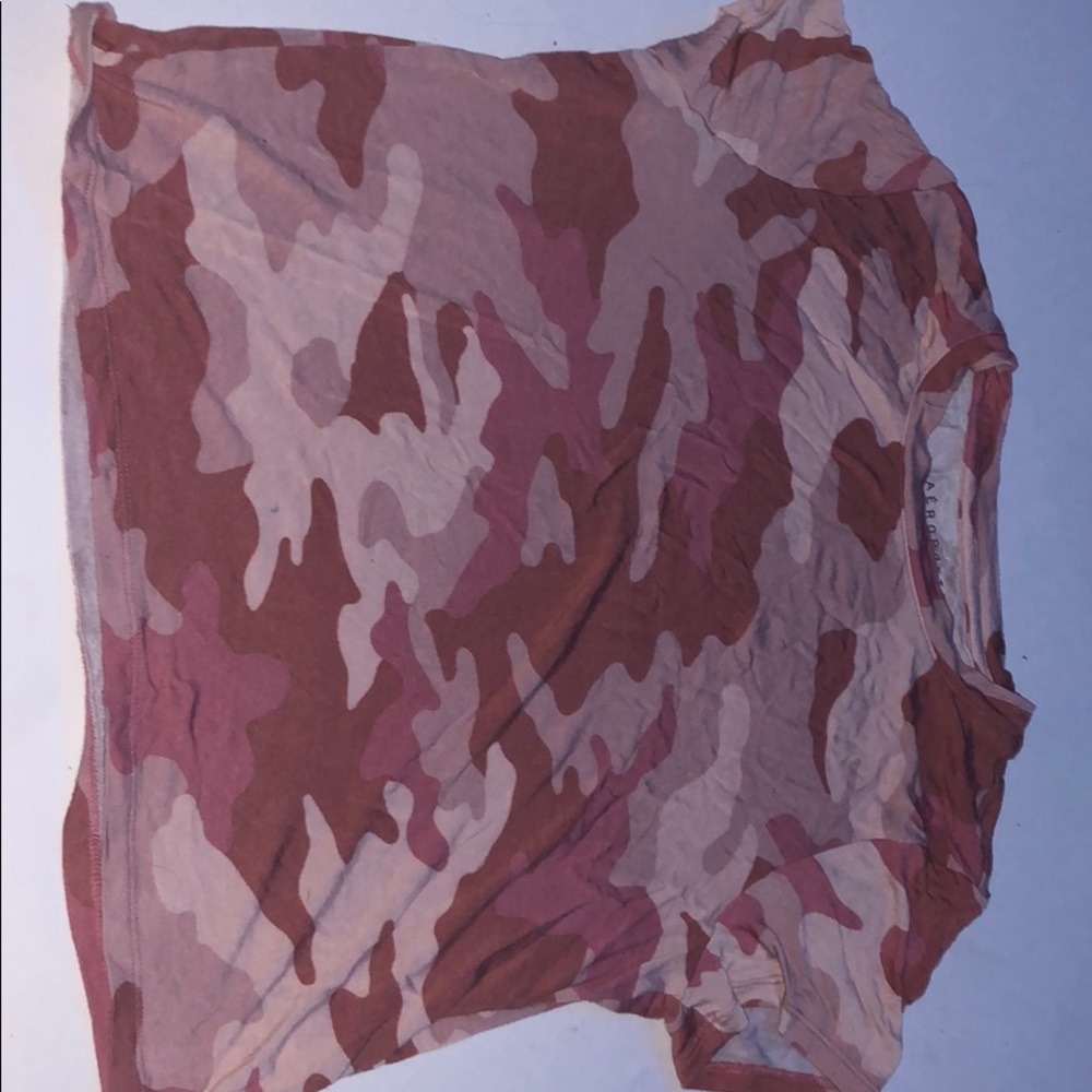 Pink camo T-shirt